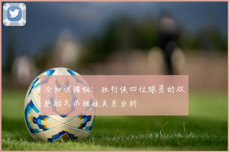 冷知识揭秘：独行侠四位球员的双胞胎兄弟姐妹关系分析